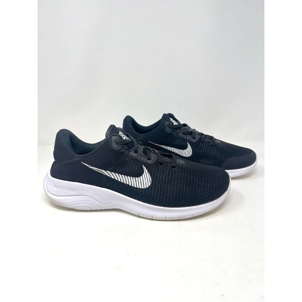 Nike Flex Experience Run 11 Black White Mesh Running Shoes Women’s 10